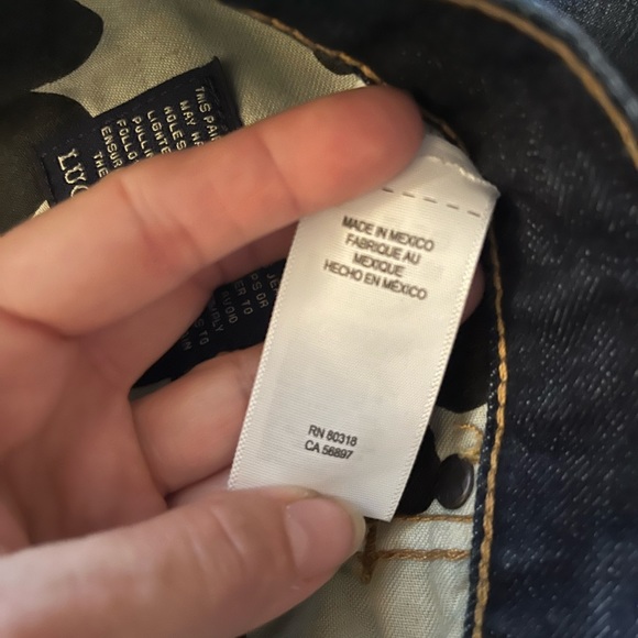 Mens Lucky brand jeans.  Size 38x30 - Picture 7 of 8